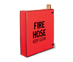 Brooks RC32 Vinyl Fire Hose Rack Cover - Red, 24" x 25" x 5"