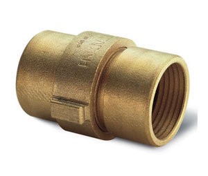 Brooks RHCNST Fire Hose Coupling - 1 1/2" NST Brass, 1 11/16" Bowl