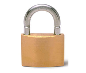 Brooks SBL66 Breakaway Brass Padlock