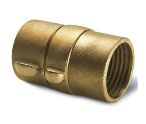 Brooks ASJC25NSTD Fire Hose Coupling - 2 1/2" NST Aluminum, 1 13/16" Bowl