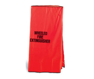 Brooks WUC3 Vinyl Wheeled CO2 Fire Extinguisher Cover - Red, 50 & 100 lb