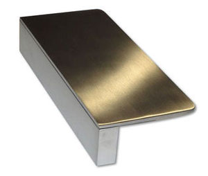 Burns 44-630 Satin Stainless Steel Offset Door Pull