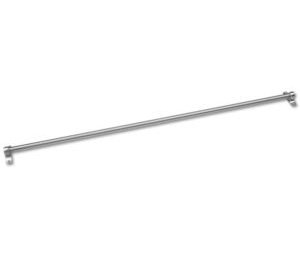 Burns 450-605 Polished Clear Coated Brass 5/8" dia. Adjustable Push Bar - 1 Tube