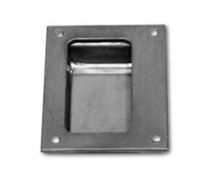 Burns 459-606 Satin Clear Coated Brass Flush Pull
