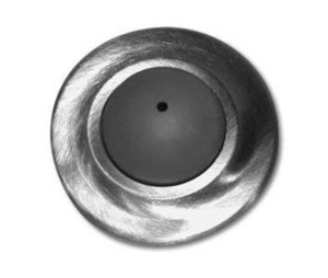 Burns 560-612 Satin Clear Coated Bronze Cast Convex Wall Stop
