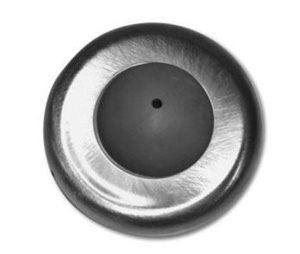 Burns 570-625 Polished Chrome Plated Brass Wrought Convex Wall Stop