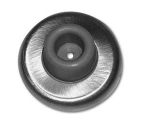 Burns 575-630 Satin Stainless Steel Wrought Concave Wall Stop