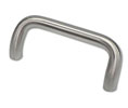 Burns M39-1G-605 Polished Clear Coated Brass 45° Offset Door Pull
