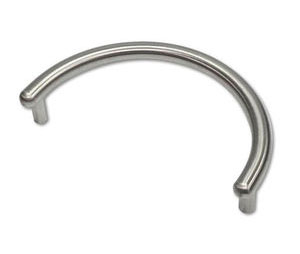 Burns M49D-626 Satin Chrome Plated Brass C-Shaped Offset Door Pull