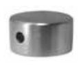 Burns SF90-630 1/4 - 20 - 1" Diameter Decorative Cap - Satin Stainless Steel