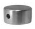 Burns SF95-630 5/16 x 18 - 1" Diameter Decorative Cap - Satin Stainless Steel