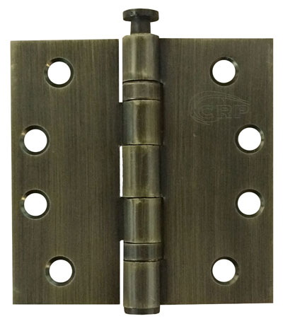 Antique Brass 4x4in Hinge