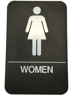 Women Restroom Sign