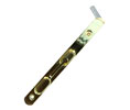 Cal-Royal EXT FB-1 US3 Flip Style Mortise Flush Bolt with 18” Extension Rod - Polished Brass - Sold per pair