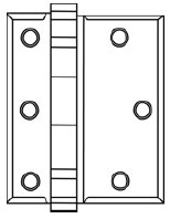 Cal-Royal FSHBB-45 4.5in Hinge-Full Surface-Standard Weight-Ball Bearing-Steel Base