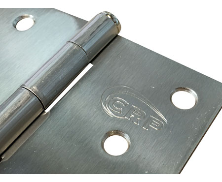 1/4in Radius Hinge-Full Mortise-Residential Weight-Plain Bearing