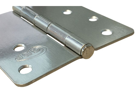 1/4in Radius Hinge-Full Mortise-Residential Weight-Plain Bearing