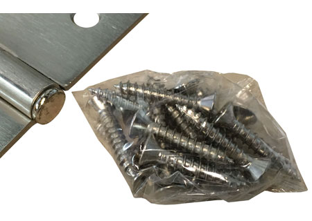 1/4in Radius Hinge-Full Mortise-Residential Weight-Plain Bearing