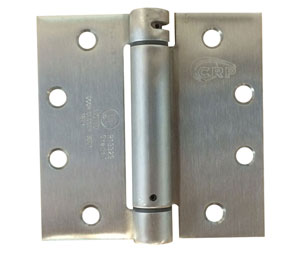 Cal-Royal SH-140-32D 4.5x4.5in Single Acting Spring Hinge-Full Mortise-Standard Weight-Stainless Steel Base-Satin Finish