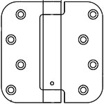 Cal-Royal SH-4458R 4x4in Single Acting Spring Hinge-Full Mortise-Residential Weight-Steel Base
