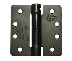 Cal-Royal SH-44R US10B Oil Rubbed Bronze 4x4in Single Acting Spring Hinge-Full Mortise-Standard Weight-Steel Base