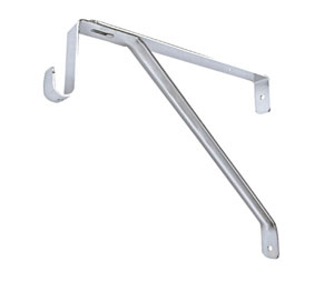 Cal-Royal ASR-41 US26 Polished Chrome Adjustable Shelf & Rod Support
