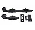 Cal-Royal DDSB12 Black Solid Brass 12" Decorative Dutch Door Bolt - Black
