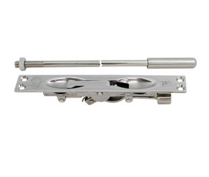 thumbnail image 2 of Stanley Manual Flush Bolt In Satin Chrome | Model 9043A | Ready To Ship | S829-499 2 of 2