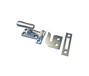 Cal-Royal SBCF222 US19 Window Casement Fastener 1-5/8" x 7/8" - Satin Black