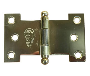 Cal-Royal PARH-4B US3 - Polished Brass 4x2.5in Parliament Hinge-Residential Weight-Plain Bearing-Brass Base