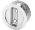Cal-Royal 134RSDL40 US10B Round Sliding Door Passage Lock for 1-3/4" Thick Doors - Oil-Rubbed Bronze
