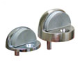 Cal-Royal DSLP4 US26D Floor Dome Stops - Plated Satin Chromium