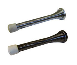 Cal-Royal JFS13 US10B Heavy Duty Flexible Door Stop with Screw and Metal Base - Oiled Antique Bronze