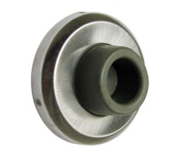 Cal-Royal WB26 US32D Stainless Steel Concave Wall Bumper - Plated Satin Chromium