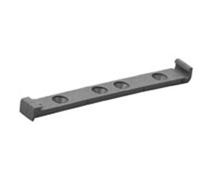 Camar CM214-100-316 Grey IMPULSE Push-Latch System - Base Plate With Stop - 1 Each
