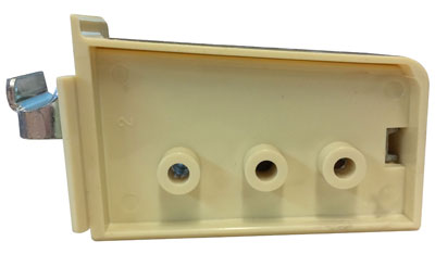 Almond Left Hand Screw-On Bracket - 1 Pc.