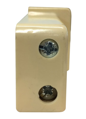 Almond Left Hand Screw-On Bracket - 1 Pc.