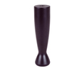 Camar CM044-B 4" Style 4 Painted Black Metal Cabinet Leg Table&Work Surface Components 