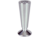 Camar CM084-M 4" Style 8 Matte Aluminum Metal Cabinet Leg Table&Work Surface Components - 1 Each