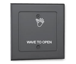 Camden CM3243W Sure-Wave™ Touchless Switch with Hand Icon and "WAVE TO OPEN"
