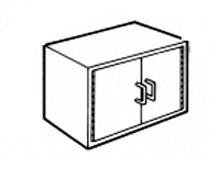 Carr 121SC Wall Storage Cabinet  