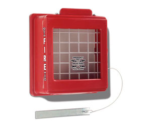 Cato 220-RB Recessed-Mounted Pull Station Protective Cover w/ Breaker Bar