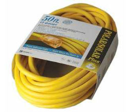 CCI 172-01688 Polar/Solar® Extension Cords - 50Ft - Yellow