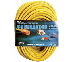 CCI 172-02688 Vinyl Extension Cords - 50Ft Length - Yellow