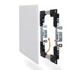Cendrex FLE-PRO 10.5x12-W, Flush Universal Access Door with adjustable Frame & Magnetic Closing, White