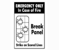 Strike First CL-415 Plastic Cabinet Decal