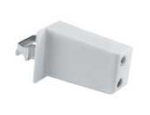 Camar CM822-01-SX White Left Hand Dowelled Bracket - 1 Pc.