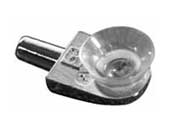 Selby CN138 5mm Bore Nickel Plated Non-Skid Glass Shelf Supports - 1000 Each