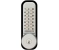 Codelocks CL310 Silver Gray Tubular Deadbolt with Keyed Bypass