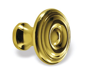 Colonial Bronze 139-M20 Traditional 1-1/8" Diameter Solid Brass Cabinet Knob, Matte Light Statuary Bronze